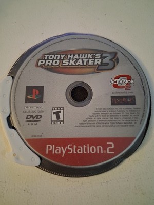Tony Hawk's Pro Skater 3 (PlayStation 2, 2002) Disc Only B6