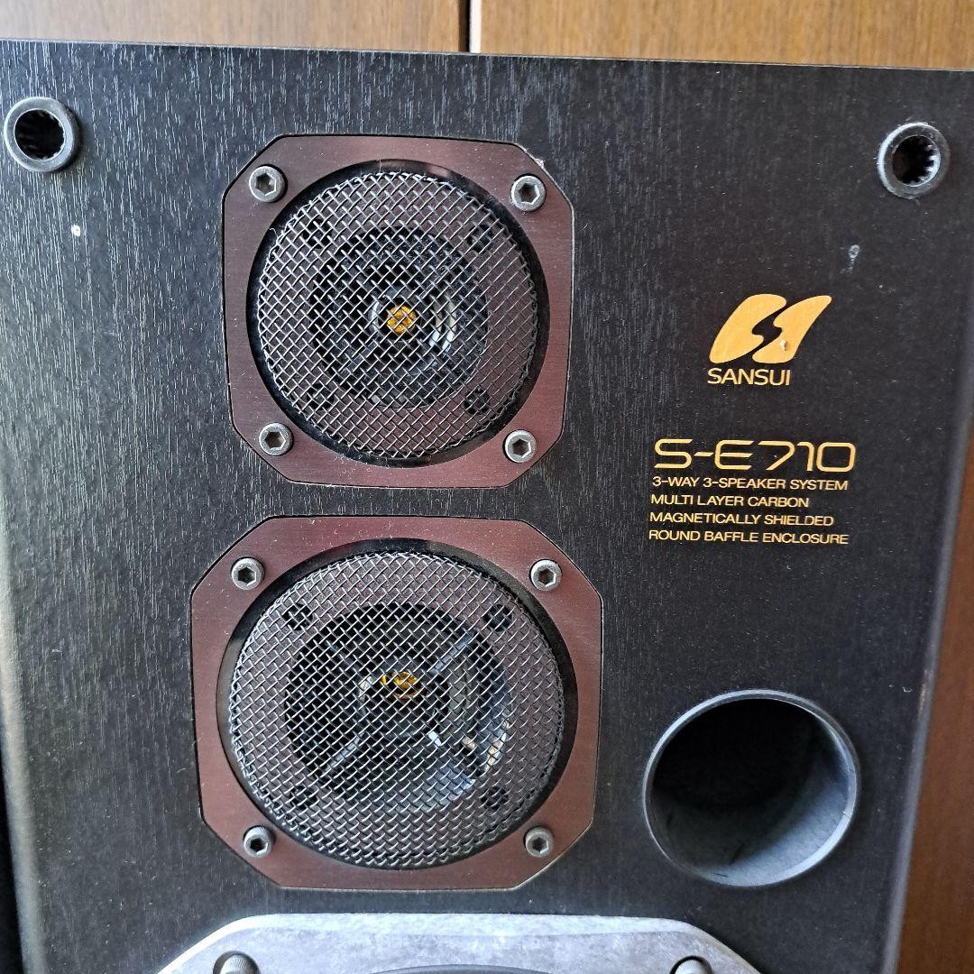 美品　SANSUI 3wayスピーカー S-E710 サンスイ SANSUI S-E710 3-Way Speakers | eBay