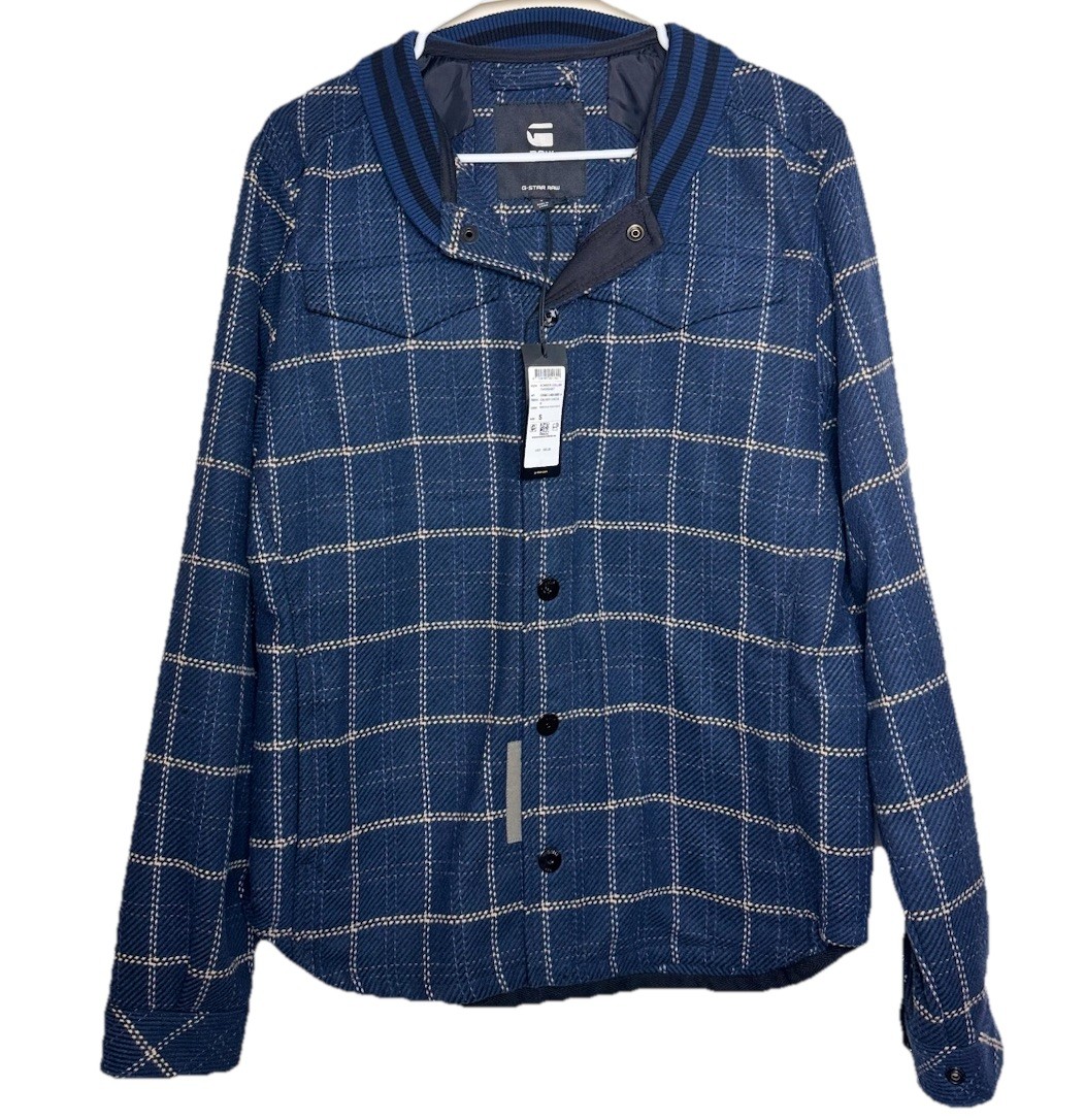 NWT G-Star RAW Flannel Shirt Jacket Men's Size Small