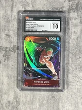 Roronoa Zoro ST01 013 Gift Collection 2023 One Piece Card Game English - CGC 10