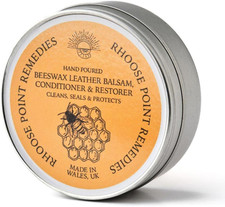 Beeswax Leather Conditioner Restorer  Polish - Hand Poured British Beeswax Bals