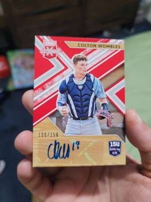2019 PANINI ELITE EXTRA EDITION COLTON WOMBLES AUTO AUTOGRAPH #100/150