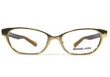 Michael Kors Eyeglasses Frames MK 3014 Sybil 1149 Brown Gold Cat Eye 50-17-135