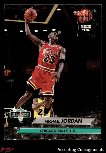1992-93 Ultra Jam Session #216 Michael Jordan CHICAGO BULLS HOF