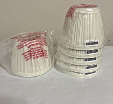 6 Clip-On Chandelier Lampshades Hardback Empire Transitional 51511-6 Aspen New