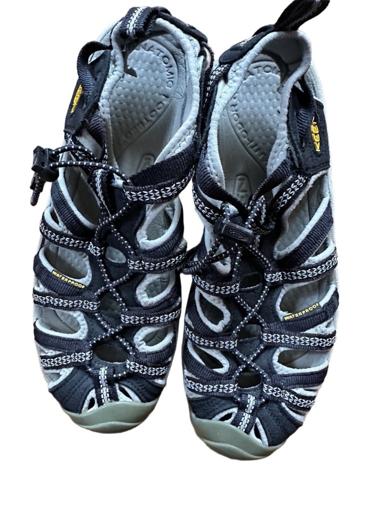 Sandali Keen Water Whisper donna taglia 8 trail escursionismo neri punta chiusa sport