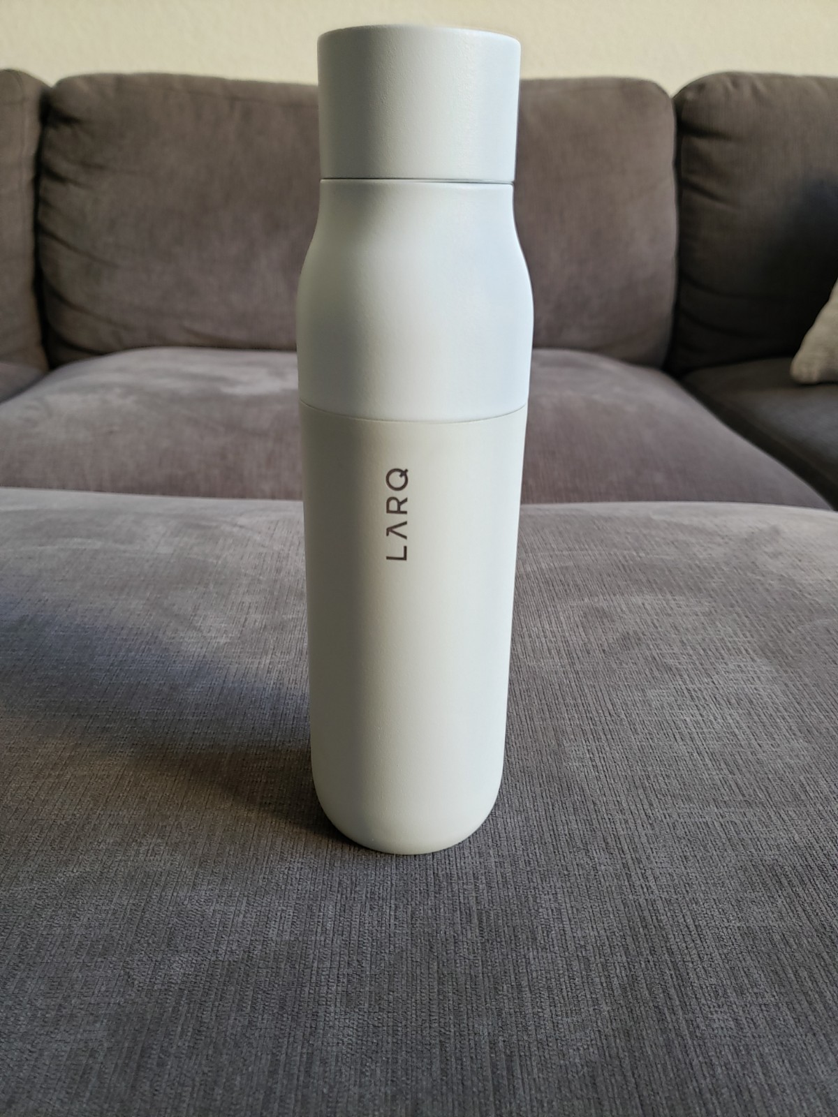 LARQ PureVis Self-Cleaning Insulated Water Bottle Granite White 500ml/17oz