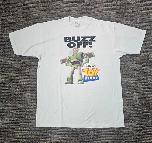 Vintage Toy Story Buzz Lightyear "Buzz Off"  El Capitan Theatre Promo T-Shirt