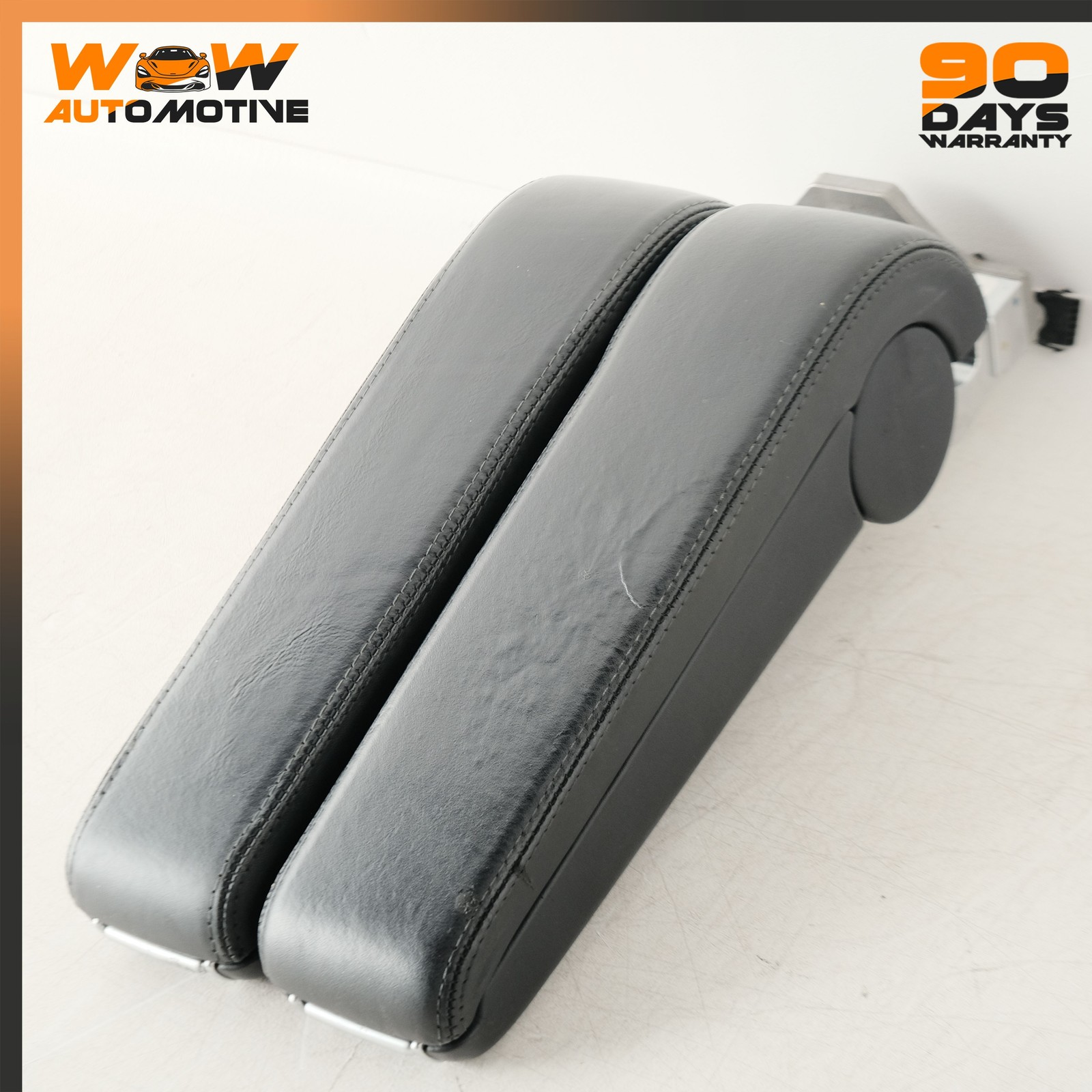 04-13 BENTLEY CONTINENTAL GTC FRONT LEFT RIGHT ARM REST COVER BLACK SET OEM