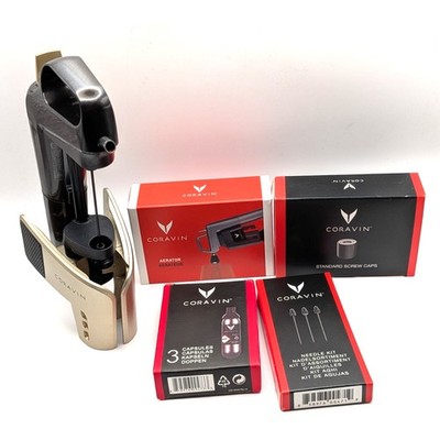 CORAVIN Limited Edition Wine Preservation System Black Gold Accessories Pre-Own