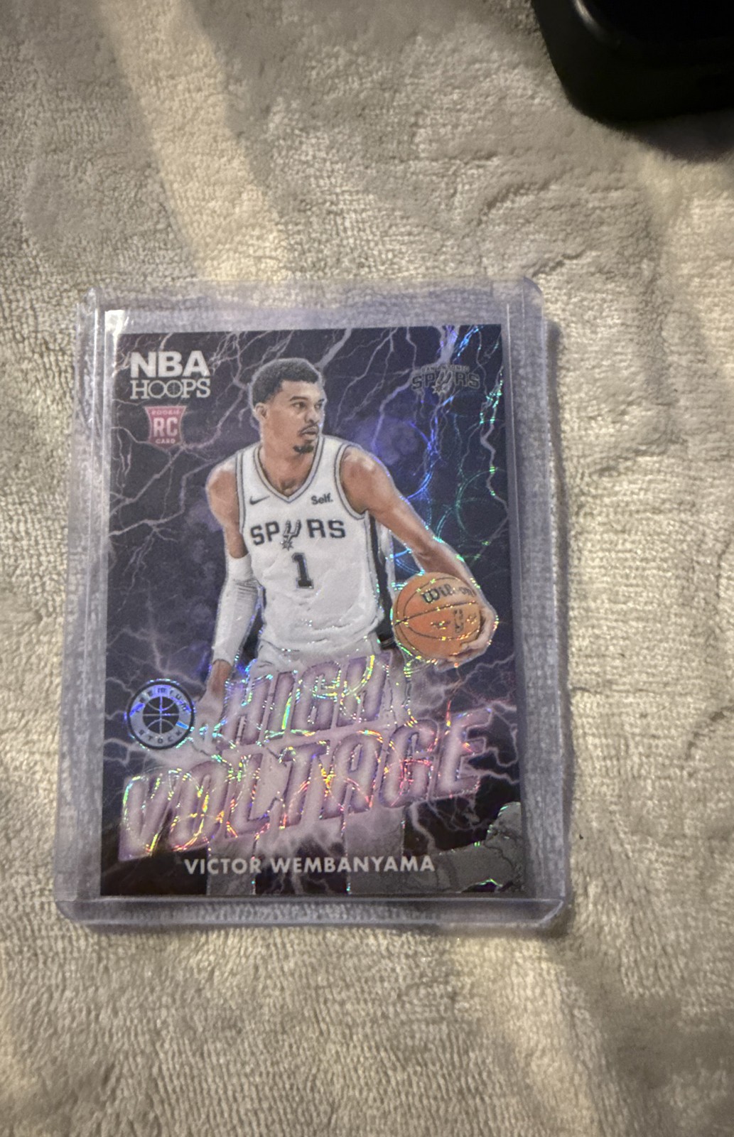 Victor Wembanyama 2023 Hoops Premium Stock #10 High Voltage /(SSP