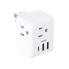 Multi Plug Outlet Extender, Power Strip Non Surge Protector Electric Outlet S...