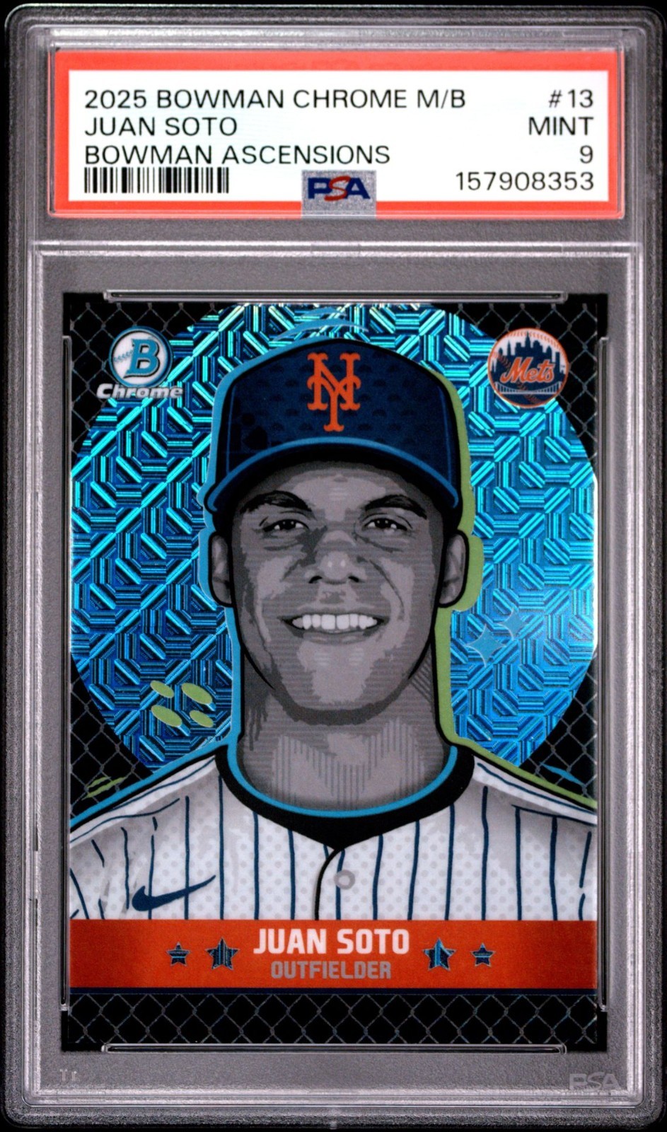 2025 Bowman Chrome - Bowman Ascensions Juan Soto #BA-13 POP 3 PSA 9