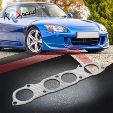 2MM Thick Steel Exhaust Header Manifold Gasket for 00-09 Honda S2000 2.2L l4
