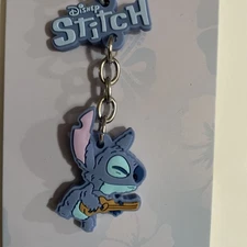 DISNEY STITCH DANGLE PHONE CHARM BAG BACKPACK KEYRING ZIP PULL BNWT PRIMARK
