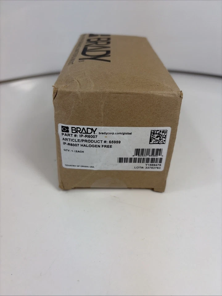 NEW, IP PRINTER ENABLED THERMAL TRANSFER PRINTER RIBBON; BLACK, IP-R6007 - Image 2 of 4