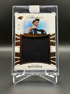 2025 Panini Flawless Bryce Young Draft Night Jerseys Patch #9/25 *JERSEY NUMBER*