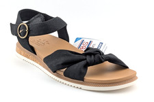 BOBS from Skechers Sandals Women's Size 7.5 Desert Kiss Low-Peak Sun 114706/BLK