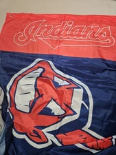 Team Promark Cleveland Indians Single Flag With Buttonhole  3' X 5' Foot