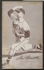 1947-66 Exhibits Lew Burdette Milwaukee Braves