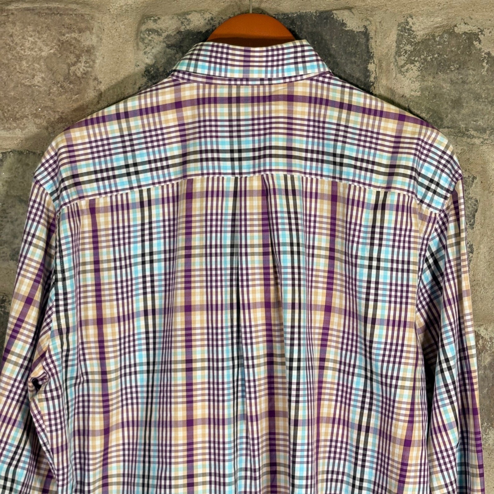 Peter Millar Men's Extra Large Plaid Button Down … - image 9