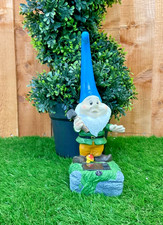 Two x Garden Ornament Gnome Fun Christmas Decor 26cm DS5339 - ELM WH