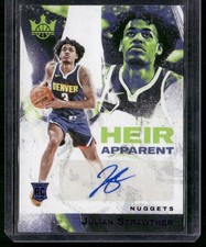 2023-24 Panini Court Kings #HA-STR Julian Strawther Heir Apparent Violet #/49
