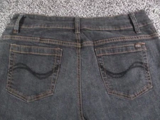 FDJ French Dressing Jeans Pants Womens 14 Black Olivia Straight Denim 32x32