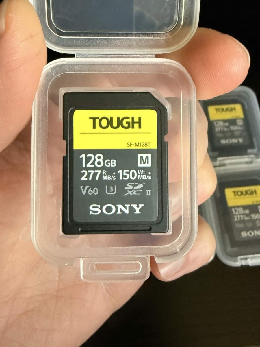 Sony M Tough 128GB Series SF-M128T UHS-II Class 10 U3 V60 SDXC SD