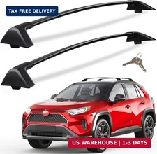 KINGGERI Lockable 260lbs Roof Racks Cross Bars Fit for Toyota RAV4 2019-2025 Acc