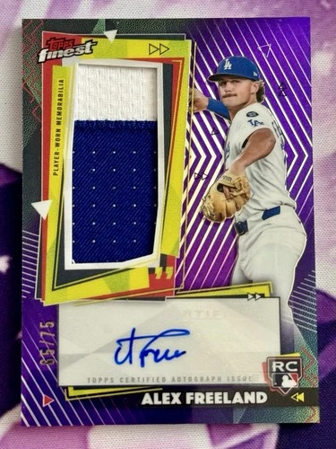 2026 Topps Finest Alex Freeland Purple (RAW)