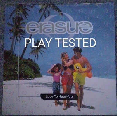 Erasure Love to Hate You 7'' Single Vinyl Record VG+ Condition Play Tested