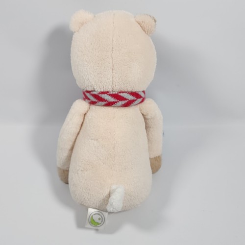Peluche Animal Adventure ORSO POLARE con sciarpa panna bianco blu naso 14 1/2" - Foto 3 di 10