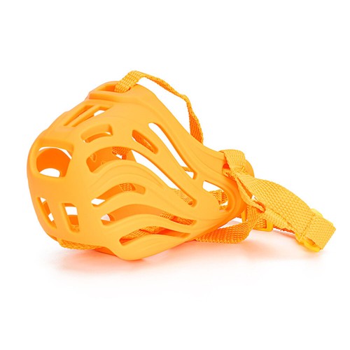 Adjustable Dog Muzzle Soft Silicone Breathable Strong Basket Small Medium Large - Picture 15 of 29