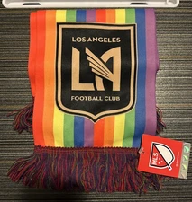 LAFC Los Angeles MLS Football Club Pride Scarf