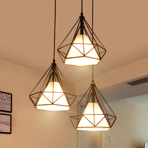 Uk Birdcage Metal Cage Pendant Light Hanging Minimalist Pyramid