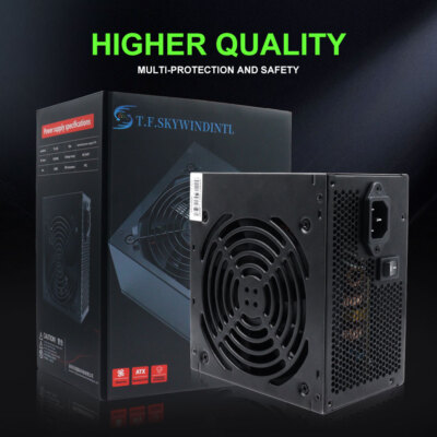 700W Power Supplies 80+ Gold, Non Modular, Computer Gaming ATX PSU Active PFC