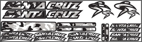 Santa Cruz Mountain Bike Replacement Decals Stickers Bike Frame Kit Cycling MTB - 第 5/15 張圖片