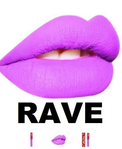 4 LIME CRIME VELVETINE BESTSELLER LIPSTICK LOT JINX+RAVE+SHROOM+FETISH BUNDLE $$ - Image 4 of 4