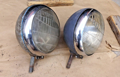 1935 1936 1937 Ford Truck HEADLIGHT ASSEMBLIES Original pair 1/2 ton