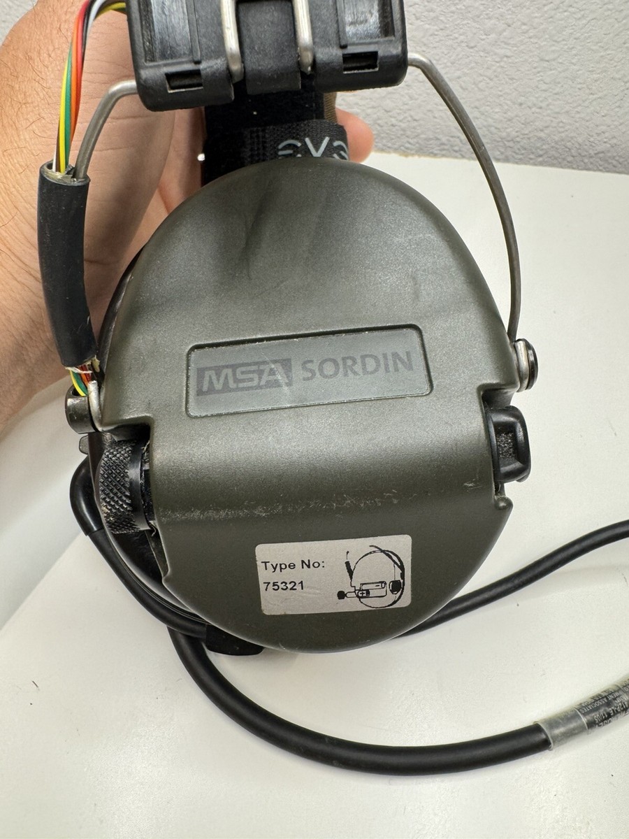 MSA Sordin Comm Headset 6 Pin Connection 75321 | eBay