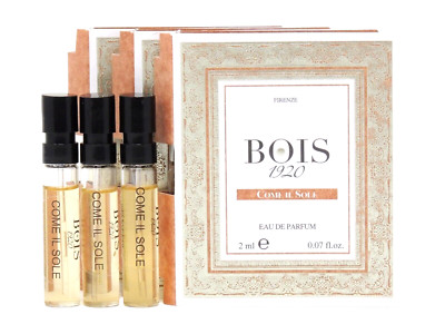 BOIS 1920 COME IL SOLE EDP 1.5ml .05fl oz x 3 COLOGNE SPRAY SAMPLES