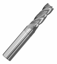 3/32 4 Flute Premium Carbide Single End TiCN Coated End Mill Made in USA