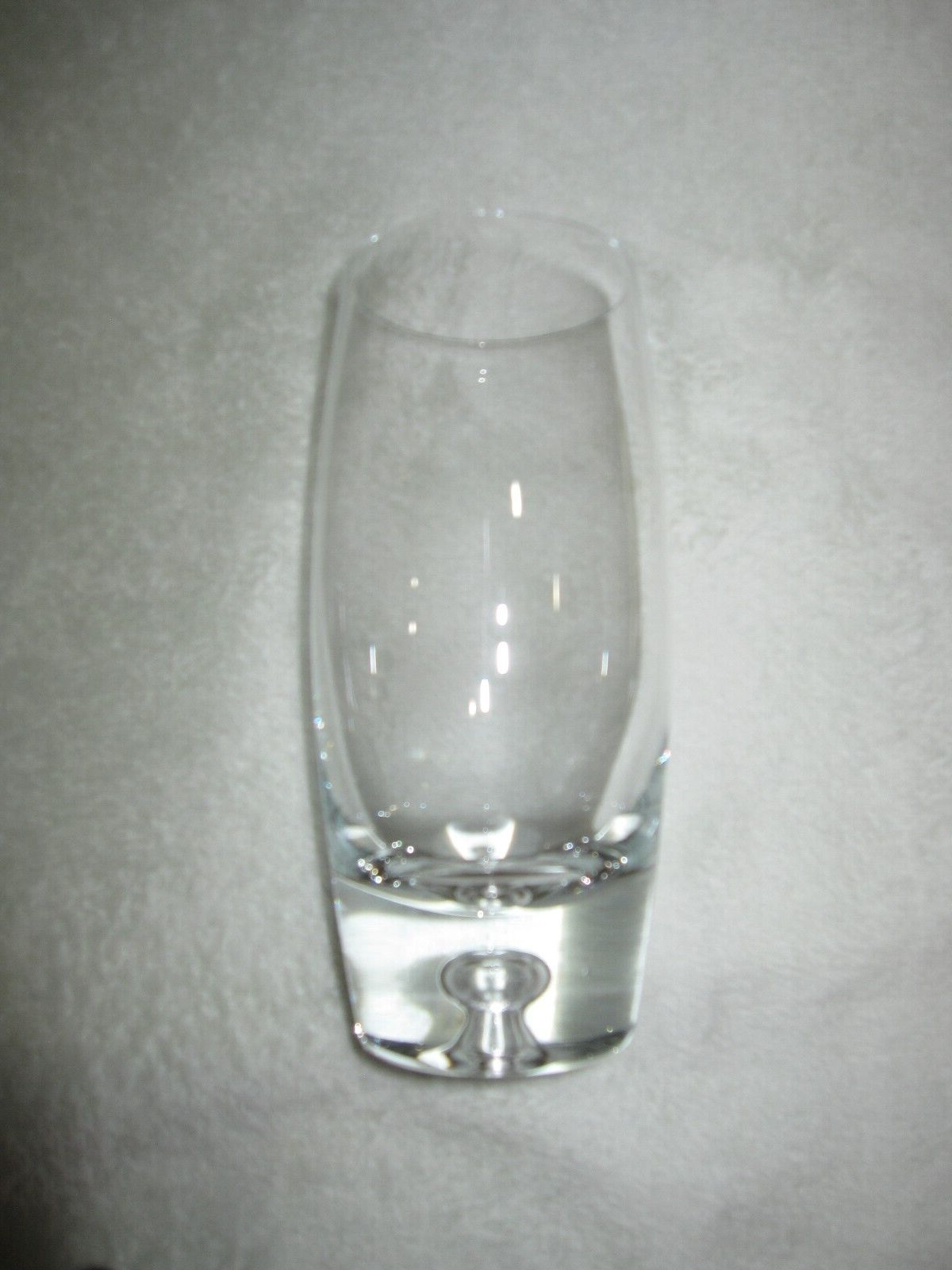 Vintage KROSNO Poland "Air Bubble" Highball Tumbler Glass, 16 oz LOW