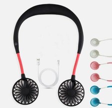 RECHARGEABLE USB SPORT COOLING NECK FAN fitness running jogging yoga gym workout