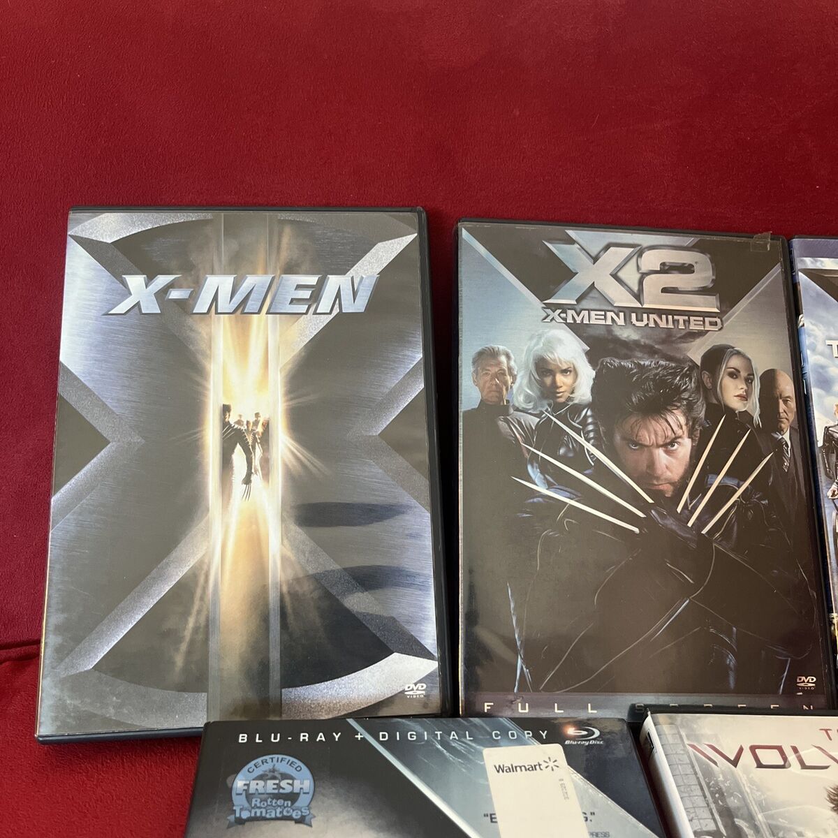 Marvel X-Men Blu-Ray & DVD Lot of 5 Wolverine XMen X2 The Last Stand First  Class