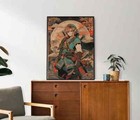 Link, Legend of Zelda, Japanese Tapestry Style, Anime Poster, Wall Art