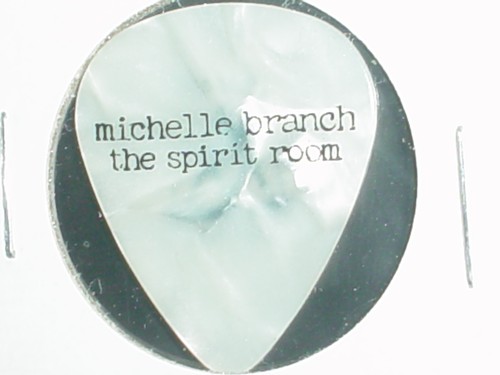 MICHELLE BRANCH RaRe Spirit Room Concert Tour Signature Pearl GUITAR PICK
