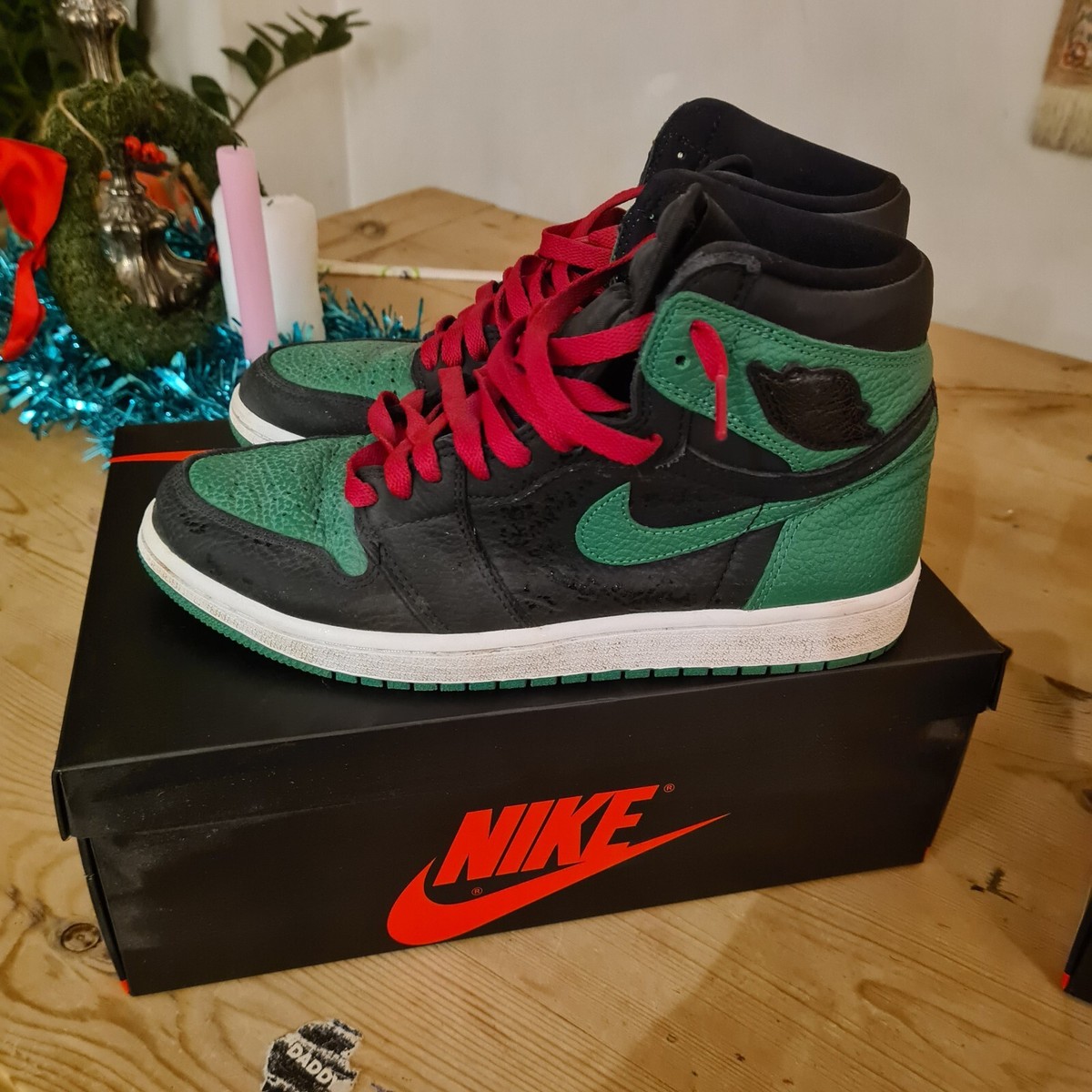 pine green jordan 1 7.5