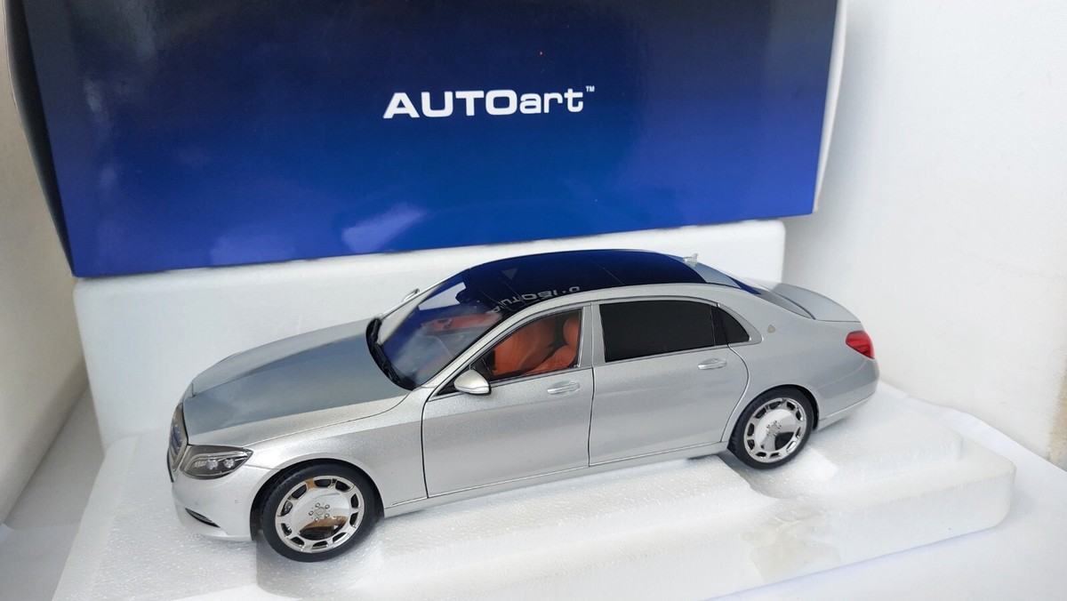 Autoart Mercedes Maybach S Class S600 Silver 1:18 In Box Mint | eBay